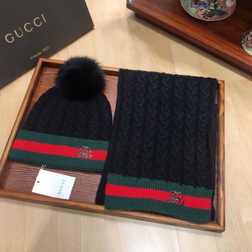 Cheap Gucci Hat and Scarf Set #1265174 Replica Wholesale [$56.00 USD] [ITEM#1265174] on Replica Gucci Hat and Scarf and Glove Set