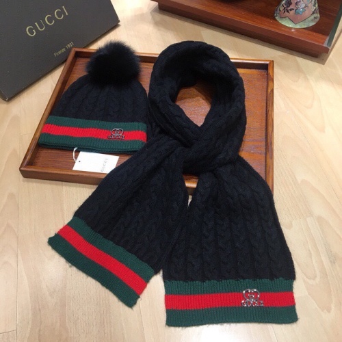 Cheap Gucci Hat and Scarf Set #1265174 Replica Wholesale [$56.00 USD] [ITEM#1265174] on Replica Gucci Hat and Scarf and Glove Set