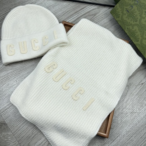 Cheap Gucci Hat and Scarf Set #1265175 Replica Wholesale [$52.00 USD] [ITEM#1265175] on Replica Gucci Hat and Scarf and Glove Set