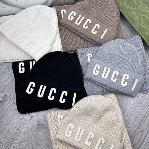 Cheap Gucci Hat and Scarf Set #1265175 Replica Wholesale [$52.00 USD] [ITEM#1265175] on Replica Gucci Hat and Scarf and Glove Set