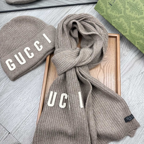 Cheap Gucci Hat and Scarf Set #1265177 Replica Wholesale [$52.00 USD] [ITEM#1265177] on Replica Gucci Hat and Scarf and Glove Set