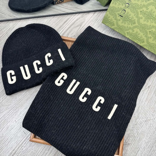 Cheap Gucci Hat and Scarf Set #1265179 Replica Wholesale [$52.00 USD] [ITEM#1265179] on Replica Gucci Hat and Scarf and Glove Set