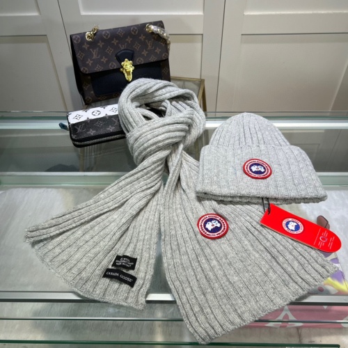 Cheap Canada Goose Hat and Scarf Set #1265182 Replica Wholesale [$45.00 USD] [ITEM#1265182] on Replica Canada Goose Hat and Scarf and Glove Set