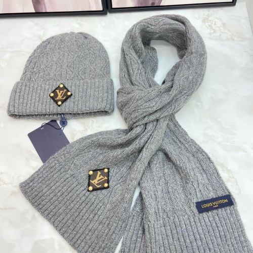 Cheap Louis Vuitton LV Hat and Scarf Set #1265185 Replica Wholesale [$48.00 USD] [ITEM#1265185] on Replica Louis Vuitton LV Hat and Scarf and Glove Set