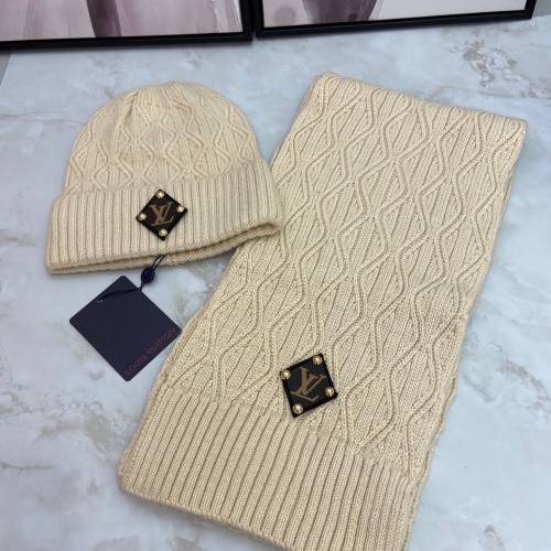 Cheap Louis Vuitton LV Hat and Scarf Set #1265186 Replica Wholesale [$48.00 USD] [ITEM#1265186] on Replica Louis Vuitton LV Hat and Scarf and Glove Set