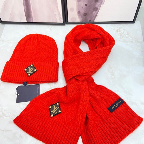 Cheap Louis Vuitton LV Hat and Scarf Set #1265188 Replica Wholesale [$48.00 USD] [ITEM#1265188] on Replica Louis Vuitton LV Hat and Scarf and Glove Set