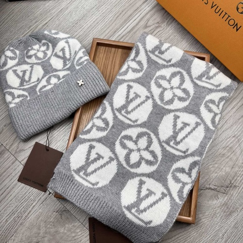 Cheap Louis Vuitton LV Hat and Scarf Set #1265203 Replica Wholesale [$52.00 USD] [ITEM#1265203] on Replica Louis Vuitton LV Hat and Scarf and Glove Set