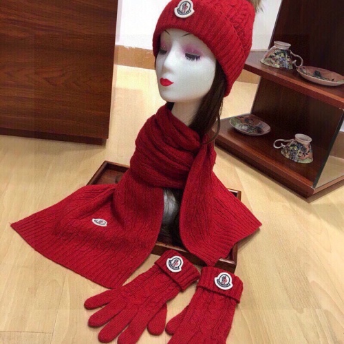 Cheap Moncler Hat and Scarf and Glove Set #1265218 Replica Wholesale [$72.00 USD] [ITEM#1265218] on Replica Moncler Hat and Scarf and Glove Set