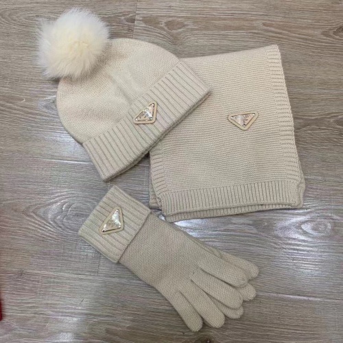 Cheap Prada Hat and Scarf and Glove Set #1265221 Replica Wholesale [$72.00 USD] [ITEM#1265221] on Replica Prada Hat and Scarf and Glove Set