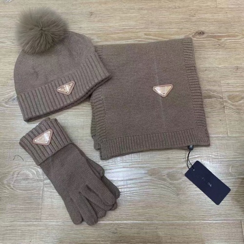 Cheap Prada Hat and Scarf and Glove Set #1265222 Replica Wholesale [$72.00 USD] [ITEM#1265222] on Replica Prada Hat and Scarf and Glove Set