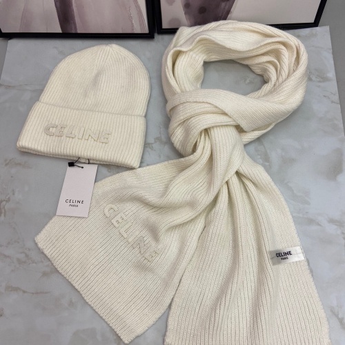 Cheap Celine Hat and Scarf Set #1265226 Replica Wholesale [$48.00 USD] [ITEM#1265226] on Replica Celine Hat and Scarf and Glove Set