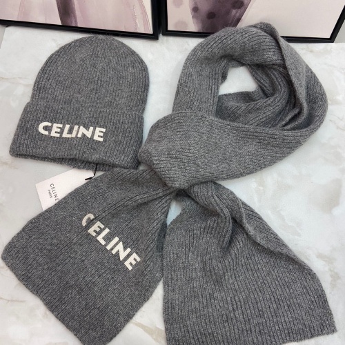 Cheap Celine Hat and Scarf Set #1265227 Replica Wholesale [$48.00 USD] [ITEM#1265227] on Replica Celine Hat and Scarf and Glove Set