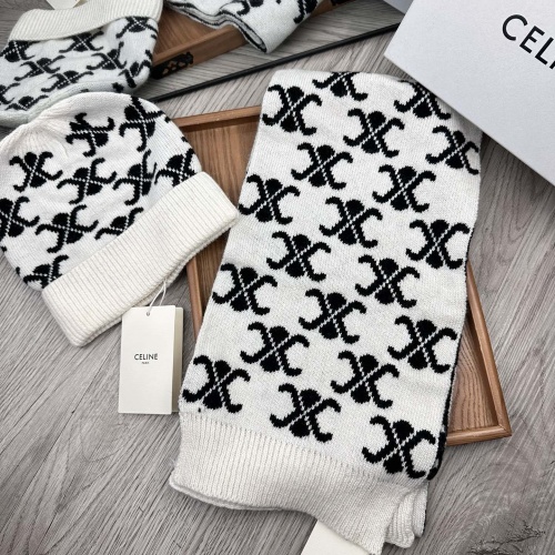 Cheap Celine Hat and Scarf Set #1265231 Replica Wholesale [$48.00 USD] [ITEM#1265231] on Replica Celine Hat and Scarf and Glove Set