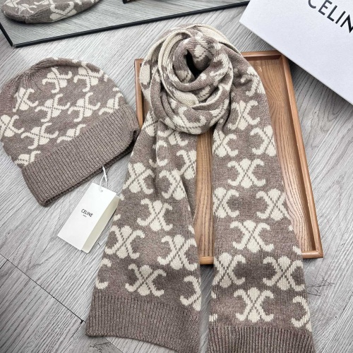 Cheap Celine Hat and Scarf Set #1265233 Replica Wholesale [$48.00 USD] [ITEM#1265233] on Replica Celine Hat and Scarf and Glove Set