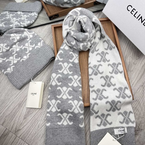 Cheap Celine Hat and Scarf Set #1265234 Replica Wholesale [$48.00 USD] [ITEM#1265234] on Replica Celine Hat and Scarf and Glove Set