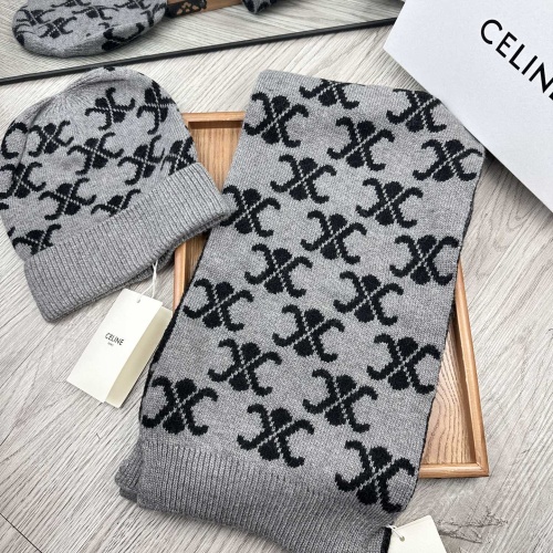 Cheap Celine Hat and Scarf Set #1265235 Replica Wholesale [$48.00 USD] [ITEM#1265235] on Replica Celine Hat and Scarf and Glove Set