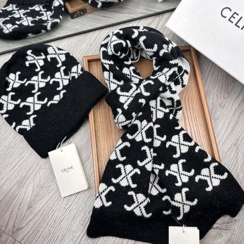 Cheap Celine Hat and Scarf Set #1265236 Replica Wholesale [$48.00 USD] [ITEM#1265236] on Replica Celine Hat and Scarf and Glove Set