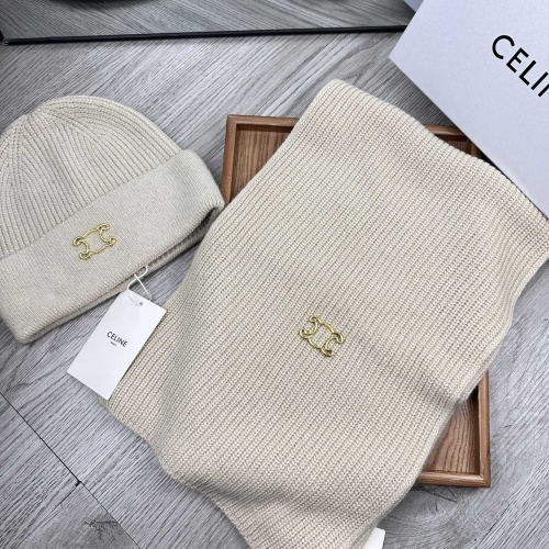 Cheap Celine Hat and Scarf Set #1265238 Replica Wholesale [$52.00 USD] [ITEM#1265238] on Replica Celine Hat and Scarf and Glove Set