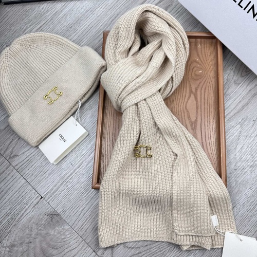 Cheap Celine Hat and Scarf Set #1265238 Replica Wholesale [$52.00 USD] [ITEM#1265238] on Replica Celine Hat and Scarf and Glove Set