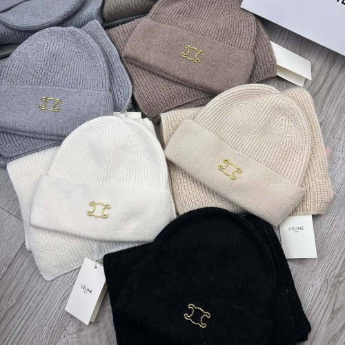 Cheap Celine Hat and Scarf Set #1265238 Replica Wholesale [$52.00 USD] [ITEM#1265238] on Replica Celine Hat and Scarf and Glove Set