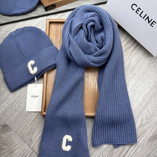 Cheap Celine Hat and Scarf Set #1265246 Replica Wholesale [$76.00 USD] [ITEM#1265246] on Replica Celine Hat and Scarf and Glove Set