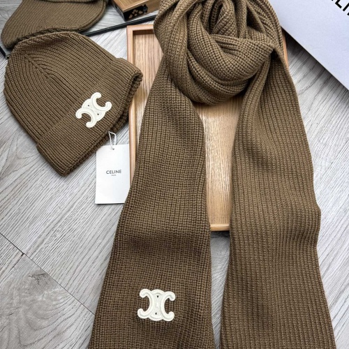 Cheap Celine Hat and Scarf Set #1265252 Replica Wholesale [$76.00 USD] [ITEM#1265252] on Replica Celine Hat and Scarf and Glove Set