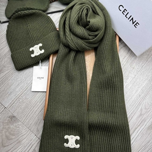 Cheap Celine Hat and Scarf Set #1265254 Replica Wholesale [$76.00 USD] [ITEM#1265254] on Replica Celine Hat and Scarf and Glove Set