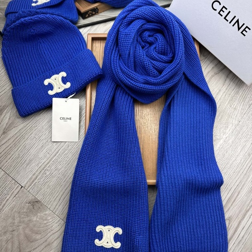 Cheap Celine Hat and Scarf Set #1265256 Replica Wholesale [$76.00 USD] [ITEM#1265256] on Replica Celine Hat and Scarf and Glove Set