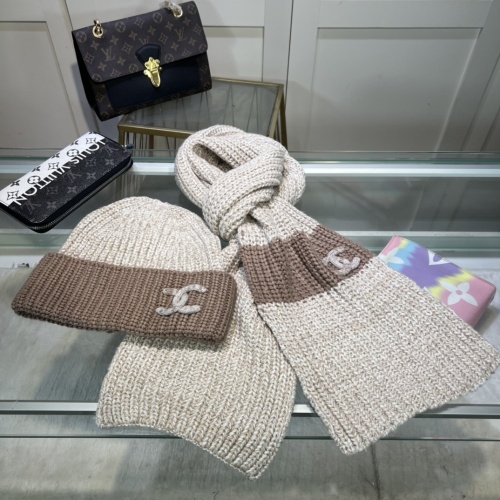 Cheap Chanel Hat and Scarf Set #1265259 Replica Wholesale [$48.00 USD] [ITEM#1265259] on Replica Chanel Hat and Scarf and Glove Set