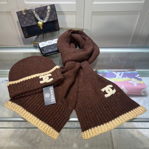 Cheap Chanel Hat and Scarf Set #1265263 Replica Wholesale [$48.00 USD] [ITEM#1265263] on Replica Chanel Hat and Scarf and Glove Set