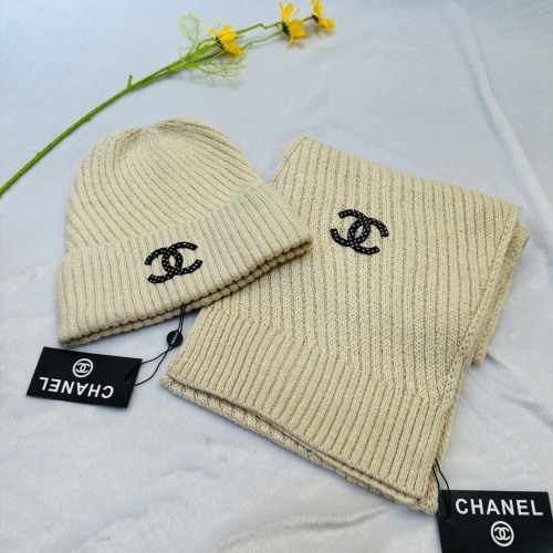 Cheap Chanel Hat and Scarf Set #1265267 Replica Wholesale [$48.00 USD] [ITEM#1265267] on Replica Chanel Hat and Scarf and Glove Set