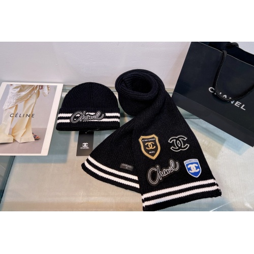 Cheap Chanel Hat and Scarf Set #1265278 Replica Wholesale [$48.00 USD] [ITEM#1265278] on Replica Chanel Hat and Scarf and Glove Set