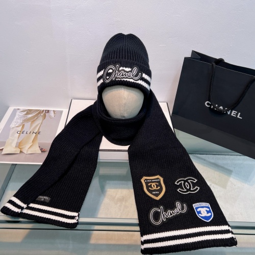 Cheap Chanel Hat and Scarf Set #1265278 Replica Wholesale [$48.00 USD] [ITEM#1265278] on Replica Chanel Hat and Scarf and Glove Set