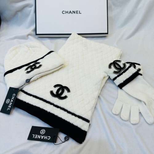 Cheap Chanel Hat and Scarf and Glove Set #1265285 Replica Wholesale [$72.00 USD] [ITEM#1265285] on Replica Chanel Hat and Scarf and Glove Set