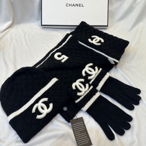 Cheap Chanel Hat and Scarf and Glove Set #1265286 Replica Wholesale [$72.00 USD] [ITEM#1265286] on Replica Chanel Hat and Scarf and Glove Set