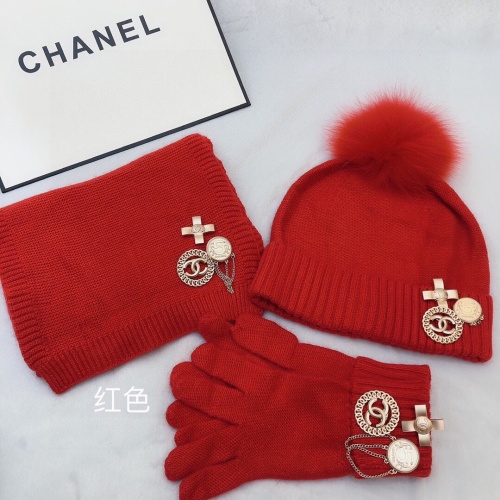 Cheap Chanel Hat and Scarf and Glove Set #1265292 Replica Wholesale [$76.00 USD] [ITEM#1265292] on Replica Chanel Hat and Scarf and Glove Set