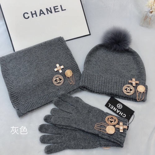 Cheap Chanel Hat and Scarf and Glove Set #1265293 Replica Wholesale [$76.00 USD] [ITEM#1265293] on Replica Chanel Hat and Scarf and Glove Set