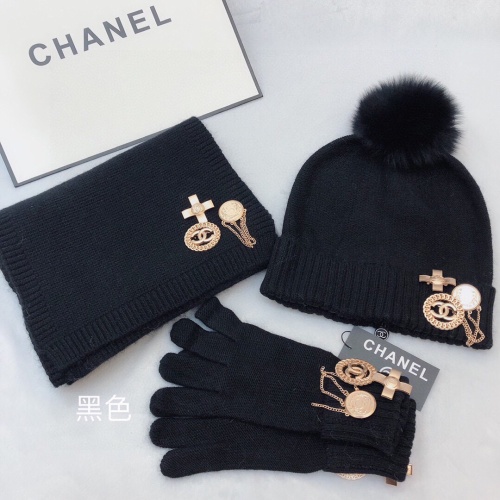 Cheap Chanel Hat and Scarf and Glove Set #1265294 Replica Wholesale [$76.00 USD] [ITEM#1265294] on Replica Chanel Hat and Scarf and Glove Set