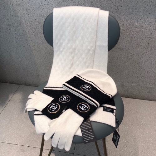 Cheap Chanel Hat and Scarf and Glove Set #1265295 Replica Wholesale [$76.00 USD] [ITEM#1265295] on Replica Chanel Hat and Scarf and Glove Set