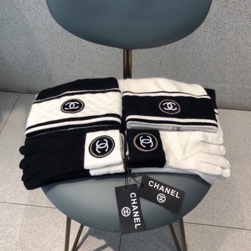 Cheap Chanel Hat and Scarf and Glove Set #1265295 Replica Wholesale [$76.00 USD] [ITEM#1265295] on Replica Chanel Hat and Scarf and Glove Set