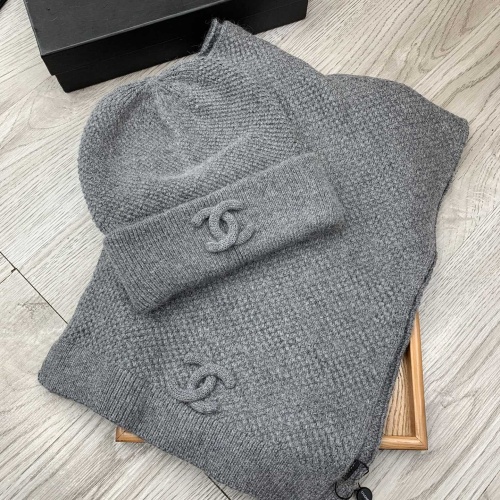 Cheap Chanel Hat and Scarf Set #1265305 Replica Wholesale [$52.00 USD] [ITEM#1265305] on Replica Chanel Hat and Scarf and Glove Set