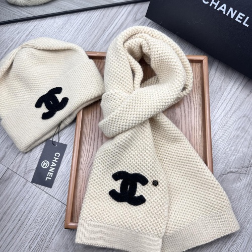 Cheap Chanel Hat and Scarf Set #1265308 Replica Wholesale [$52.00 USD] [ITEM#1265308] on Replica Chanel Hat and Scarf and Glove Set