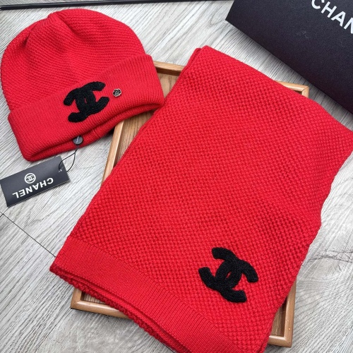 Cheap Chanel Hat and Scarf Set #1265309 Replica Wholesale [$52.00 USD] [ITEM#1265309] on Replica Chanel Hat and Scarf and Glove Set