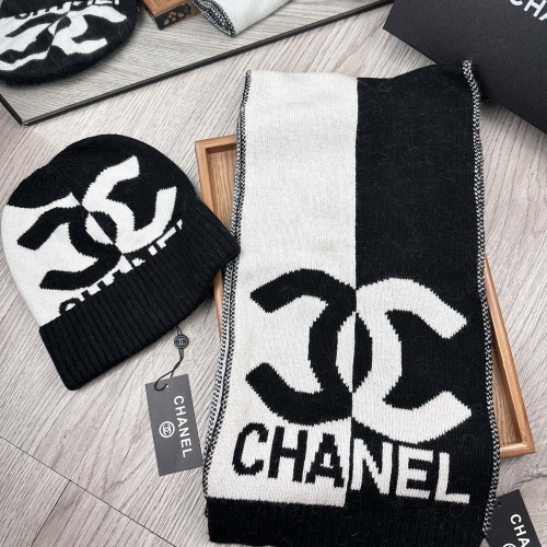 Cheap Chanel Hat and Scarf Set #1265313 Replica Wholesale [$52.00 USD] [ITEM#1265313] on Replica Chanel Hat and Scarf and Glove Set