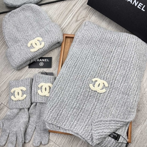 Cheap Chanel Hat and Scarf and Glove Set #1265330 Replica Wholesale [$72.00 USD] [ITEM#1265330] on Replica Chanel Hat and Scarf and Glove Set