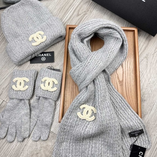 Cheap Chanel Hat and Scarf and Glove Set #1265330 Replica Wholesale [$72.00 USD] [ITEM#1265330] on Replica Chanel Hat and Scarf and Glove Set