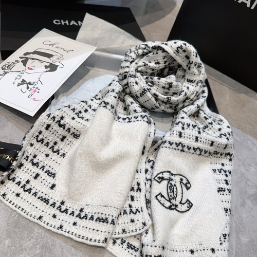 Cheap Chanel Scarves #1265569 Replica Wholesale [$72.00 USD] [ITEM#1265569] on Replica Chanel Scarves