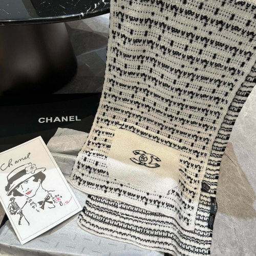 Cheap Chanel Scarves #1265569 Replica Wholesale [$72.00 USD] [ITEM#1265569] on Replica Chanel Scarves