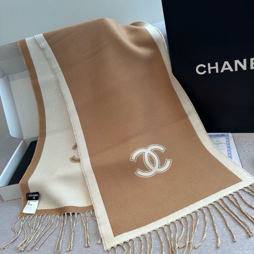 Cheap Chanel Scarves #1265571 Replica Wholesale [$56.00 USD] [ITEM#1265571] on Replica Chanel Scarves