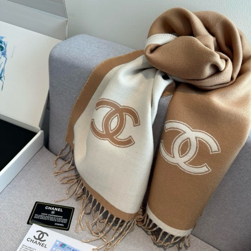 Cheap Chanel Scarves #1265571 Replica Wholesale [$56.00 USD] [ITEM#1265571] on Replica Chanel Scarves